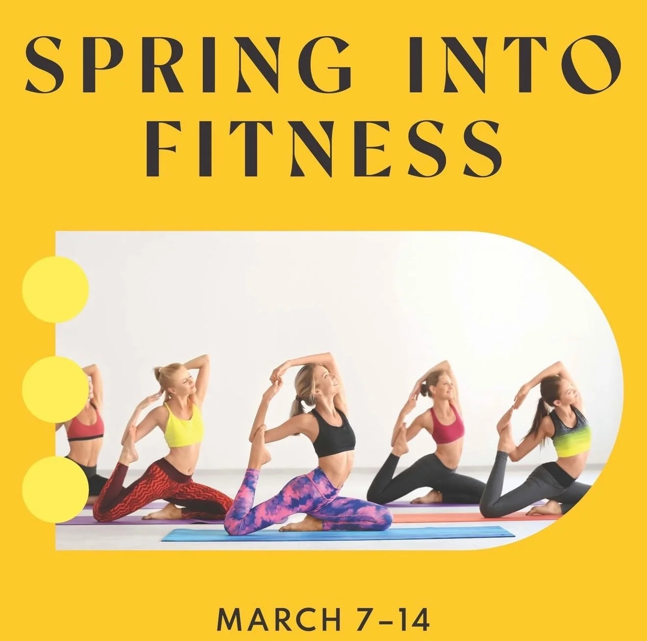 Happy Friday!!!

It&rsquo;s that time again, we SPRING into FITNESS with @otayranchtowncenter this March!!!!

Starting tomorrow March 7 we start our promo for NEW students to get a FREE 3-Day unlimited class pass to use in both our locations.
This pr
