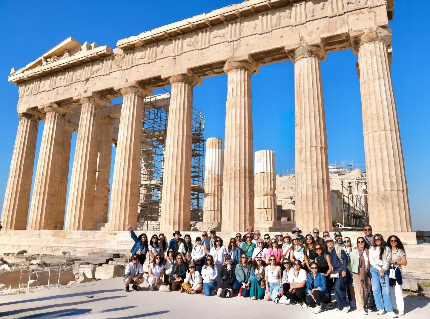 Hello from Greece!!🇬🇷

We have kicked off our 2026 Wellness Retreat in the land of mythological Gods, the Olympics, Mediterranean cuisine, UNESCO World Heritage sites, iconic ancient ruins, birthplace of western philosophy, and of course, blue wate