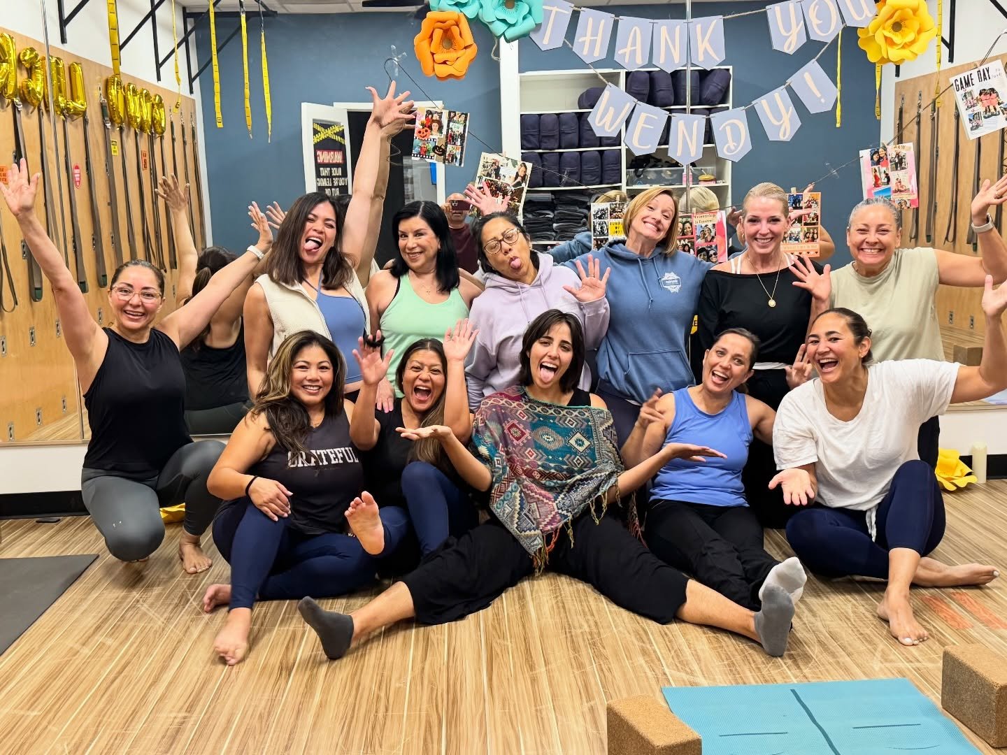 &ldquo;Don&rsquo;t cry because it&rsquo;s over, smile because it happened&rdquo; -Dr. Seuss
&bull;
&bull;
If you know Wendy @mamablair0513 you know this photo definitely captures her energy and the energy she brings to a class.
This week marked the e