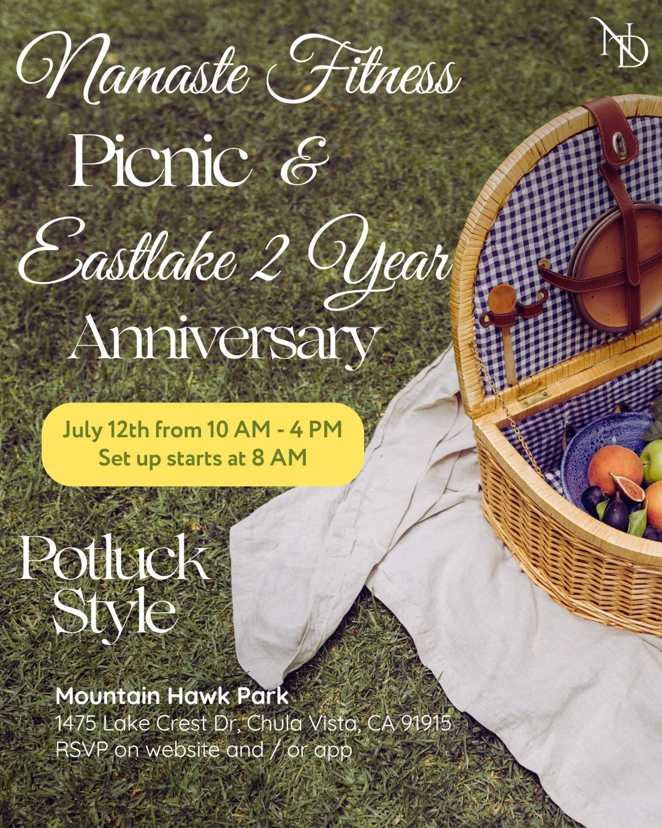 And just like that, Namaste Fitness Eastlake turns 2!!!
We made it!!

And what a better way to celebrate our anniversary, Summer days and an amazing community than with fun Picnic at the Park!!!

We have officially completed the first 2 years and we 