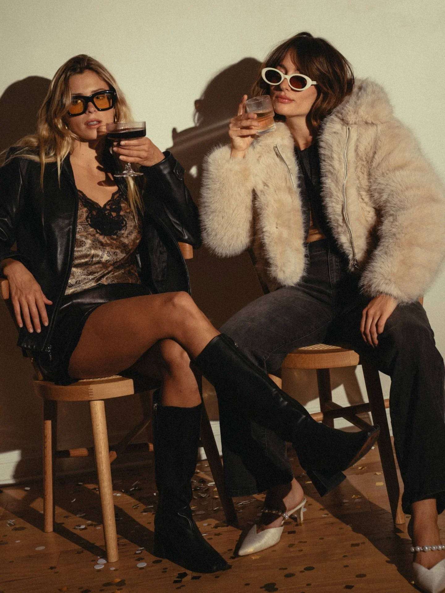 happy holidays&hellip;. or not&hellip; whatever&hellip; 🍸

{ but a actually tho, so grateful for brands that are hands off &amp; let me drive the creative direction, be experimental &amp; basically just get silly with my friends }

🍷 @drinkmedly 
?