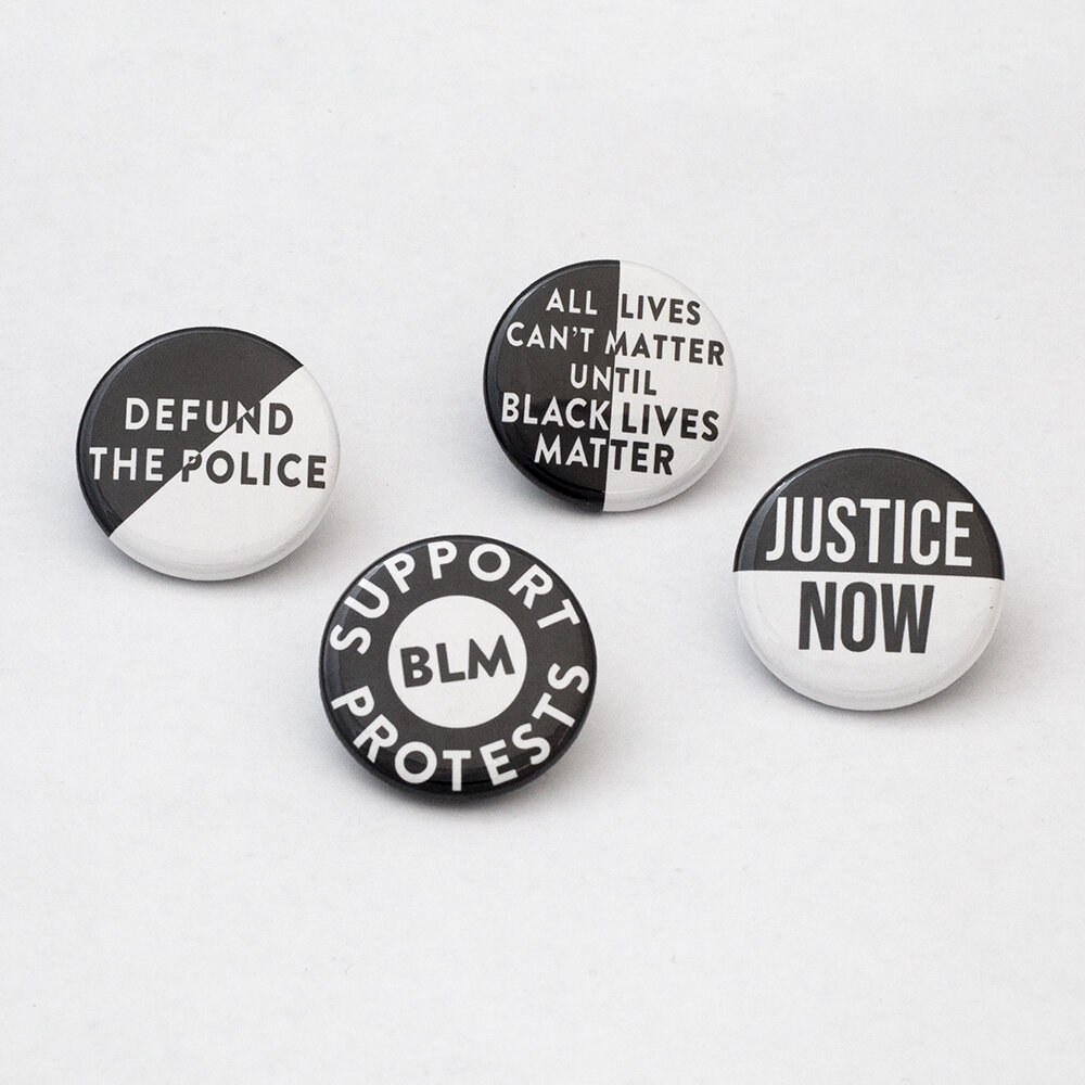 Black Lives Matter Buttons