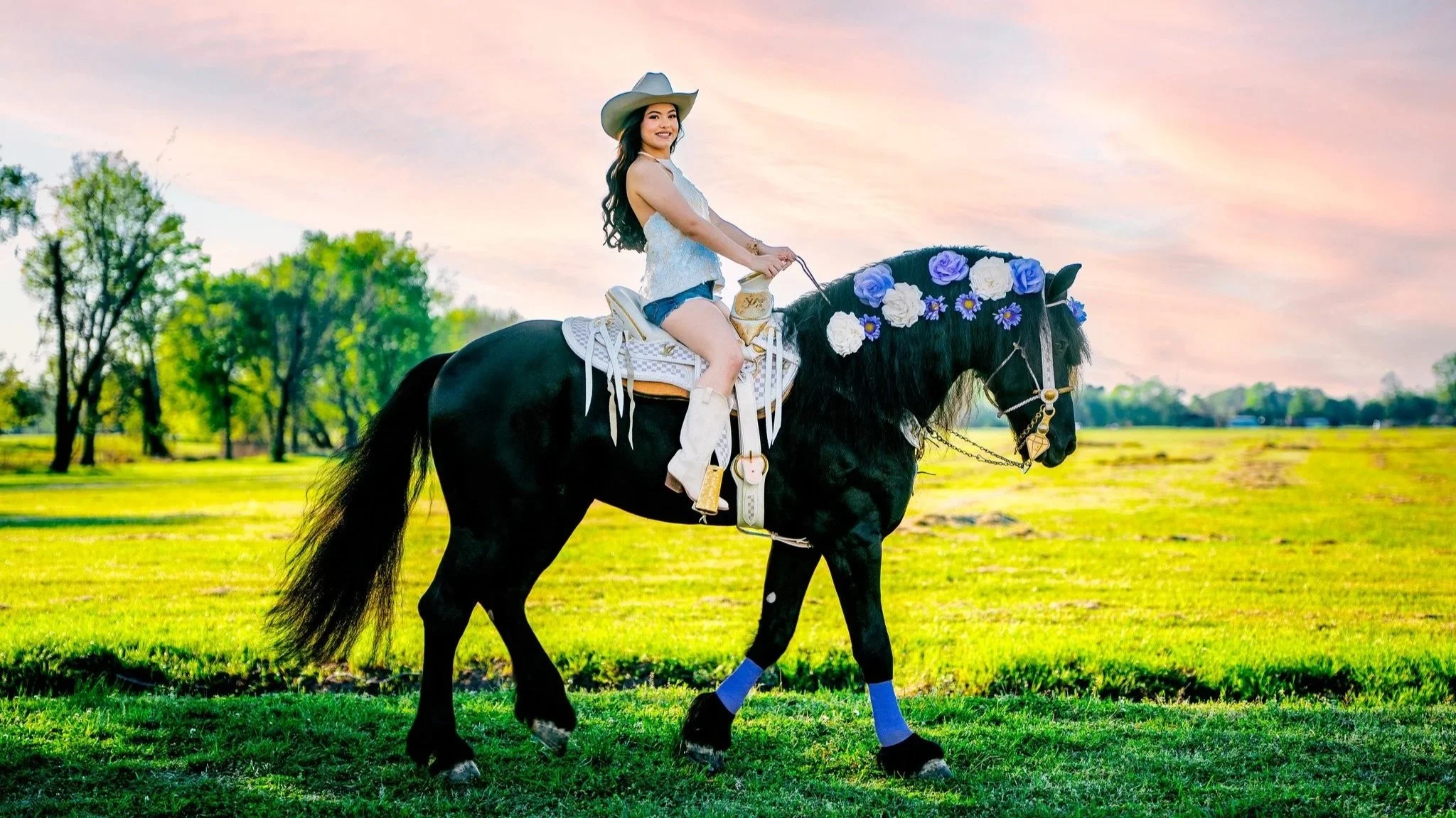 photoshoot for a quince at two rivers park in little rock arkansas