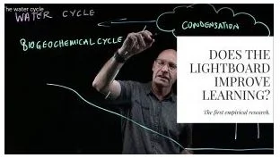 Does the Lightboard Improve Learning? The First Empirical Research