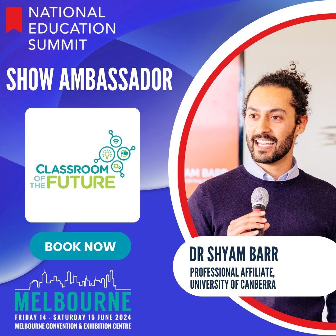 We are proud to announce Dr Shyam Barr as a Show Ambassador! 
Dr Shyam Barr is a Professional Associate (Adjunct) of the Faculty of Education at the University of Canberra. For the past 4 years, he worked as an Assistant Professor of Learning Science