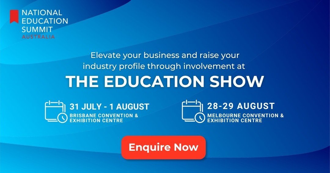 Businesses working in the Education space - this is a golden opportunity to showcase your products &amp; programs! 

Secure a prime spot at the Education Show - the official exhibition of the 2025 National Education Summit. 

Stands are limited. More