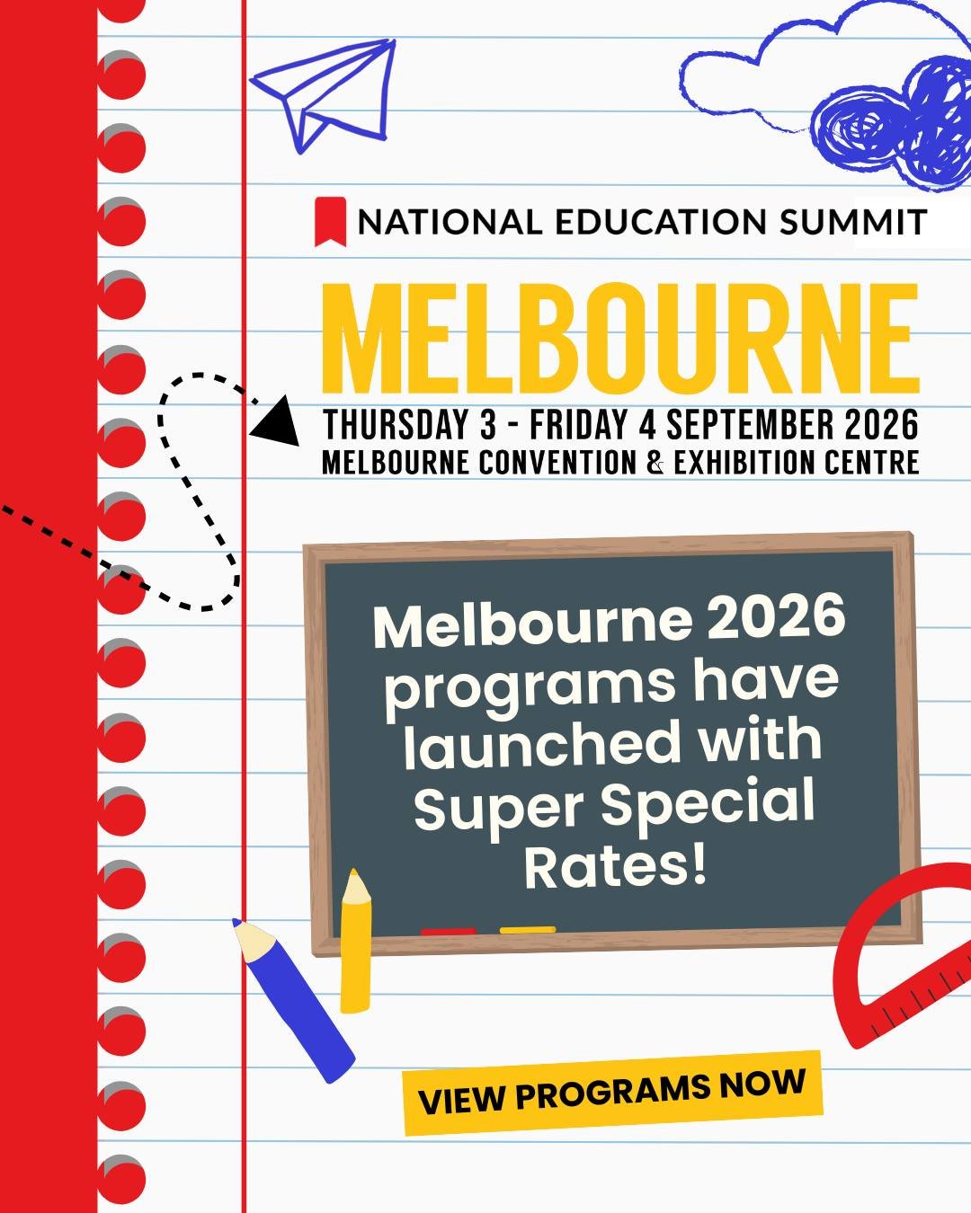 Melbourne 2026 programs have launched with Super Special Rates! Join us on Thursday 3 &amp; Friday 4 September 2026, with 4 different conference programs to choose from. Super Special Rates are available now until 19 December 2025 - the best value ti