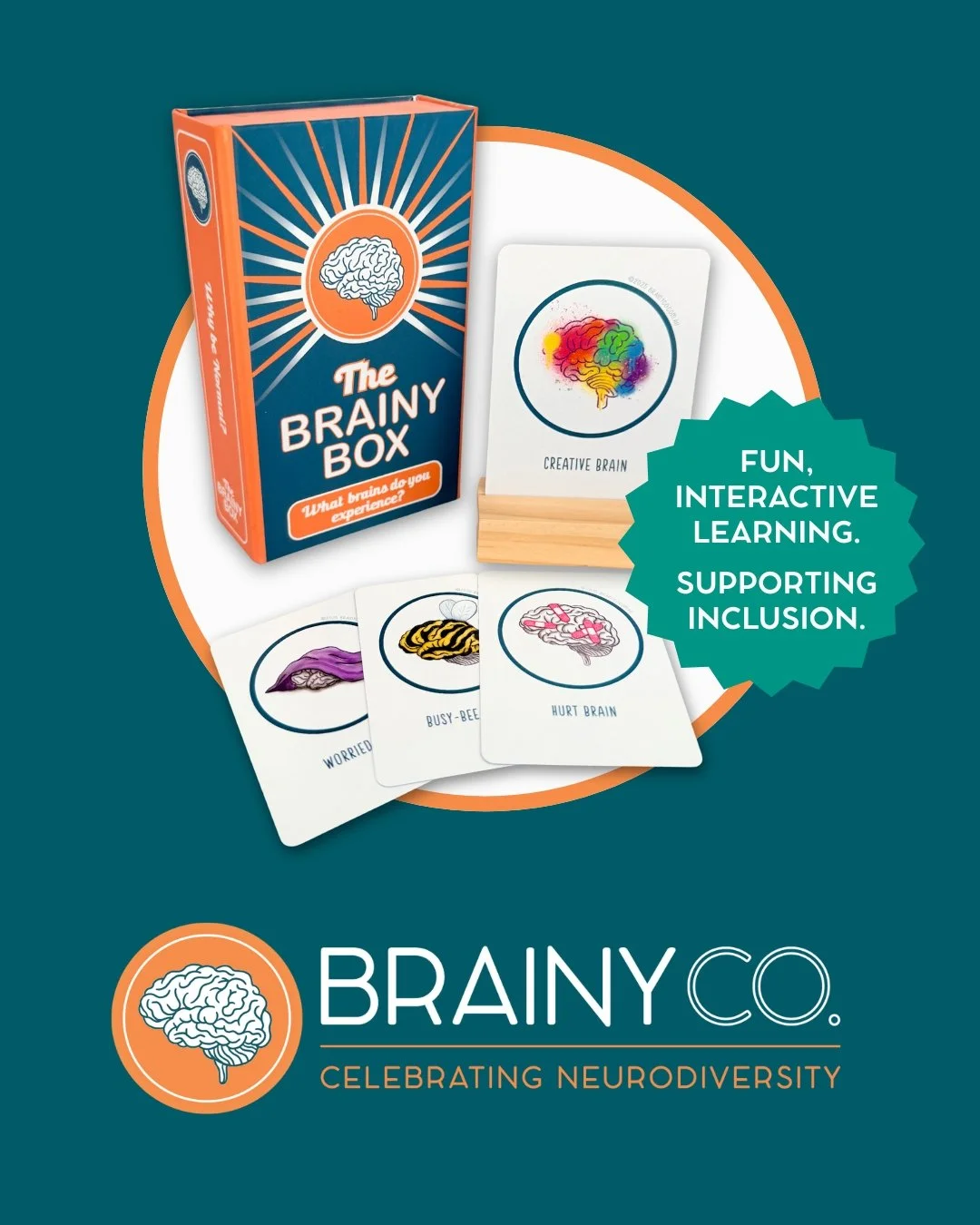 BrainyCo. is exhibiting at the National Education Summit Melbourne, 3&ndash;4 September 2026!
BrainyCo. creates fun, playful resources that celebrate neurodiversity&mdash;sparking meaningful conversations, collaboration and compassion within classroo