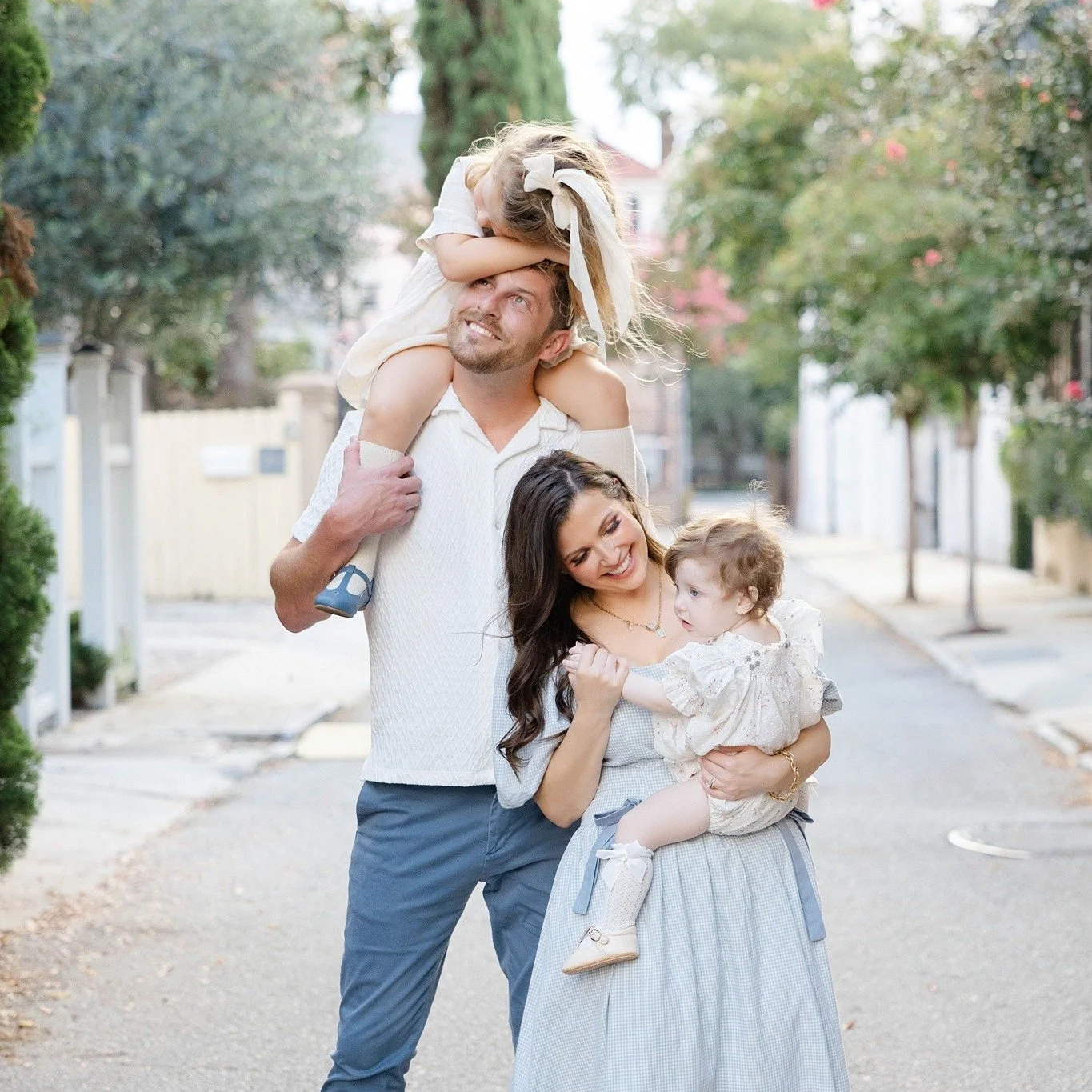 Probably my favorite color scheme - I love a good blue and beige combo. 🤍 
.
.
.
.
raleigh family photographer | raleigh baby photography #raleighfamilyphotographer #raleighbabyphotography #motherhoodphotography #familyphotosession