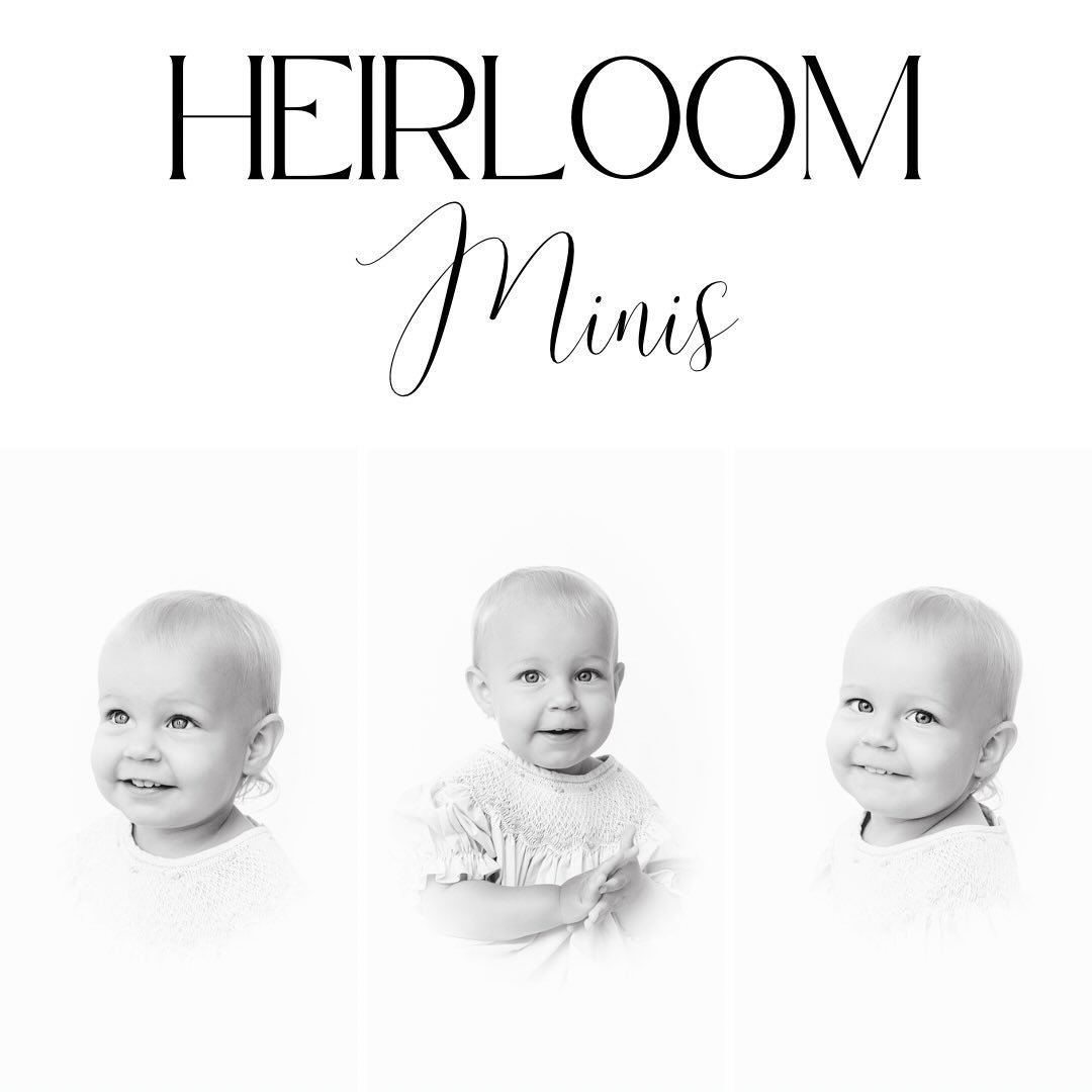 FEB. 21 - Heirloom Portrait Minis! Capture your child in a timeless and traditional heirloom portrait. Limited spots remain. See more examples @heirloomportraitstudio 

Raleigh Heirloom Portrait Photographer
Heirloom Portraits