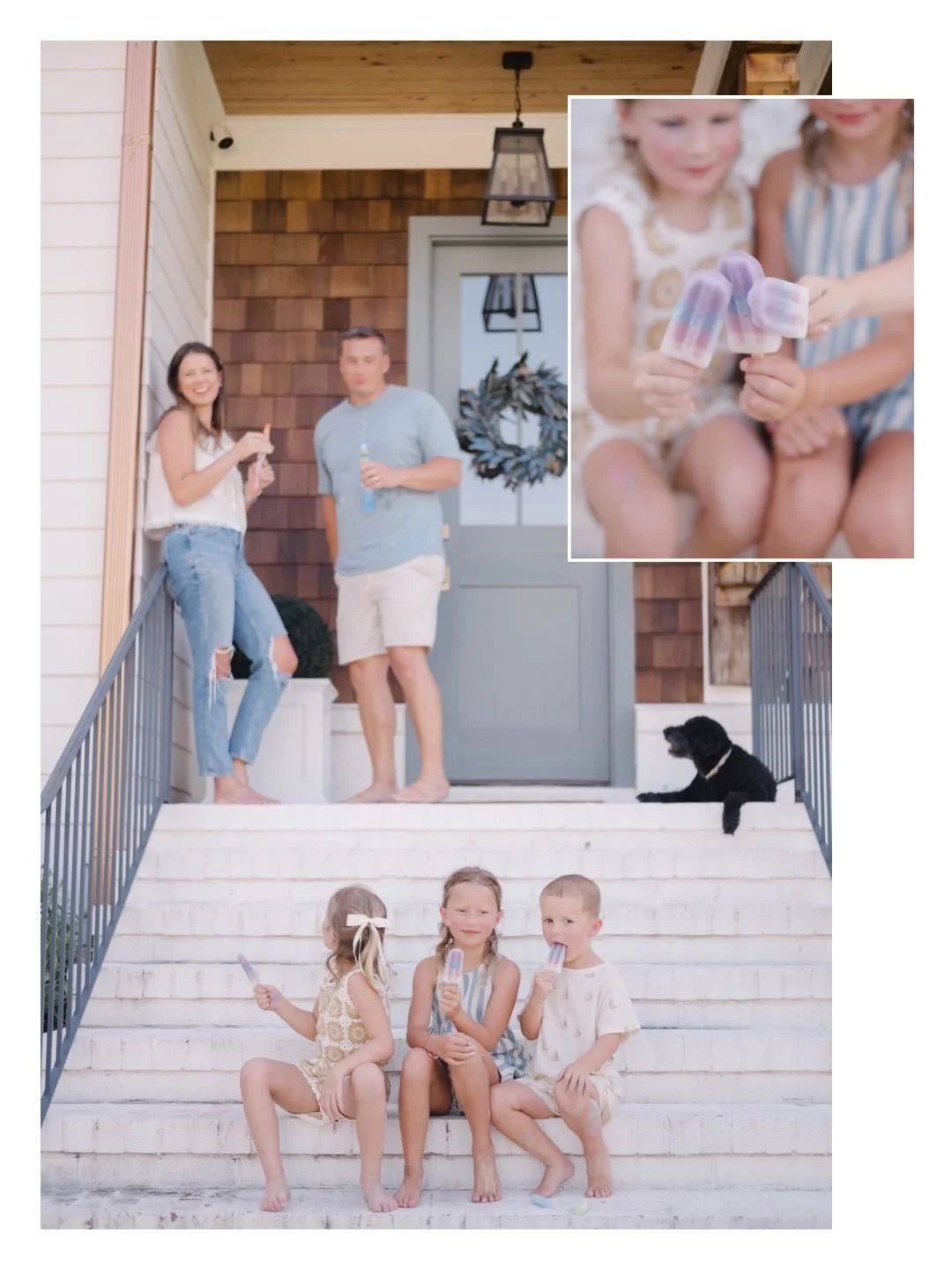 Popsicles hallelujah. 
Sidewalk chalk hallelujah. 
Hula hoops hallelujah. 
Simple days hallelujah. 
Childhood memories hallelujah. 
Summertime hallelujah. 

Family sessions don&rsquo;t have to &ldquo;look&rdquo; like a family session. Let&rsquo;s jus
