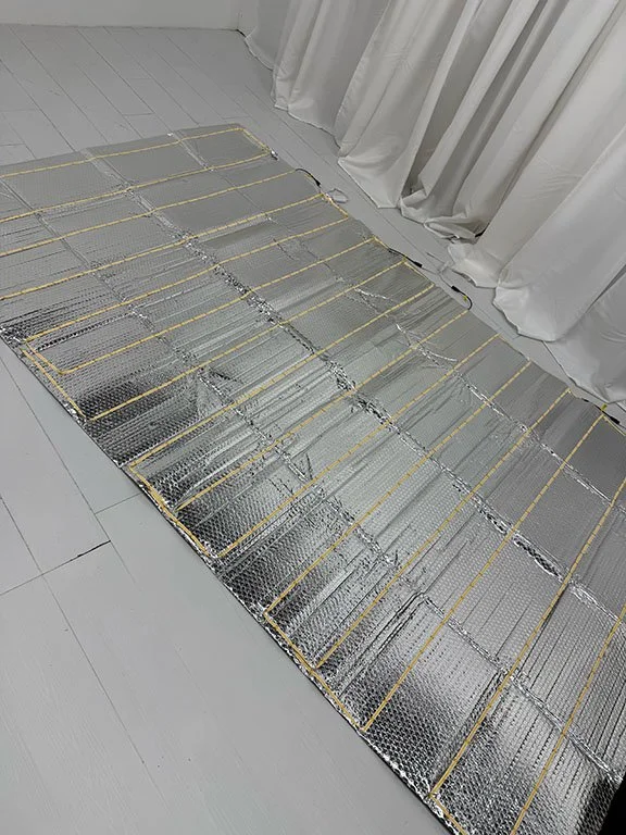 DIY LED Light Wall Using LED Strips and Foil Insulation Backing
