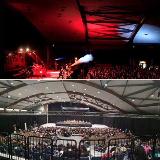  GOOD NEWS. TRAFALGAR CENTRE - CAPACITY &amp; ACOUSTICS/SOUND QUALITY. 