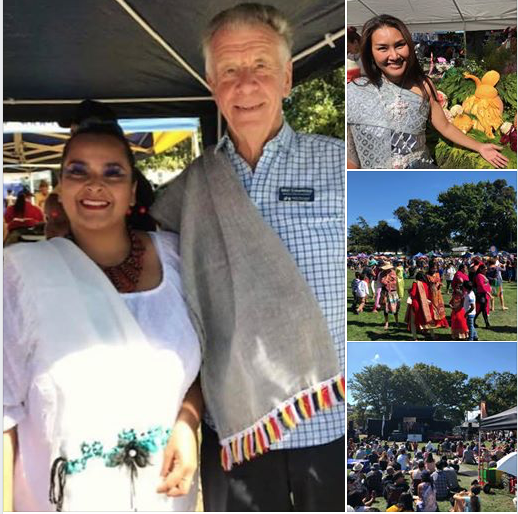 UNITY DAY. It was a beautiful day on the village green at Victory today for Race Unity Day. I