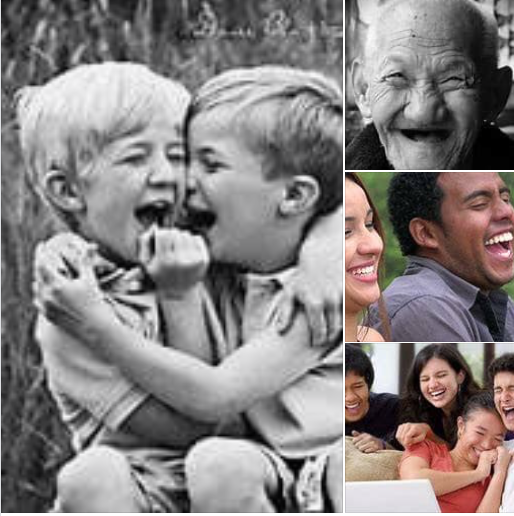 IT'S GOOD TO HAVE A LAUGH.