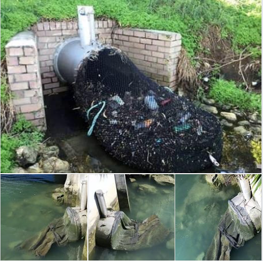 GOOD NEWS – UPDATE- STORMWATER DRAIN OUTLET NETTING REPAIRED. 