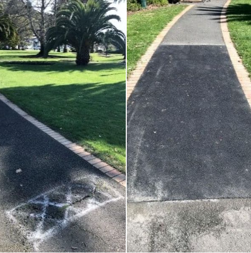 GOOD NEWS - YOU CAN WALK SAFELY NOW.