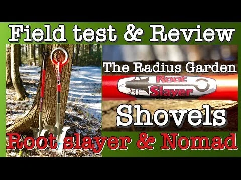 Radius Garden Root Slayer shovel field test & review metal detecting shovel digging Nomad gardening