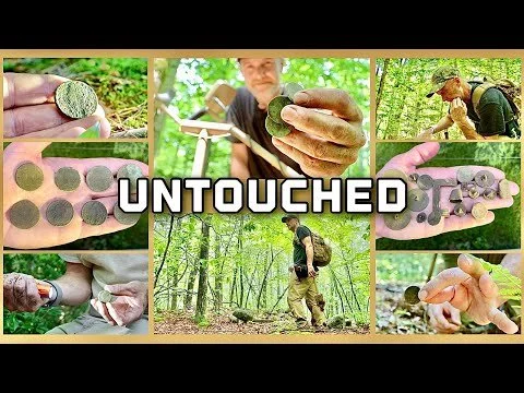 I was the first person to metal detect this 1700s site and it took 7 days so many coins & relics