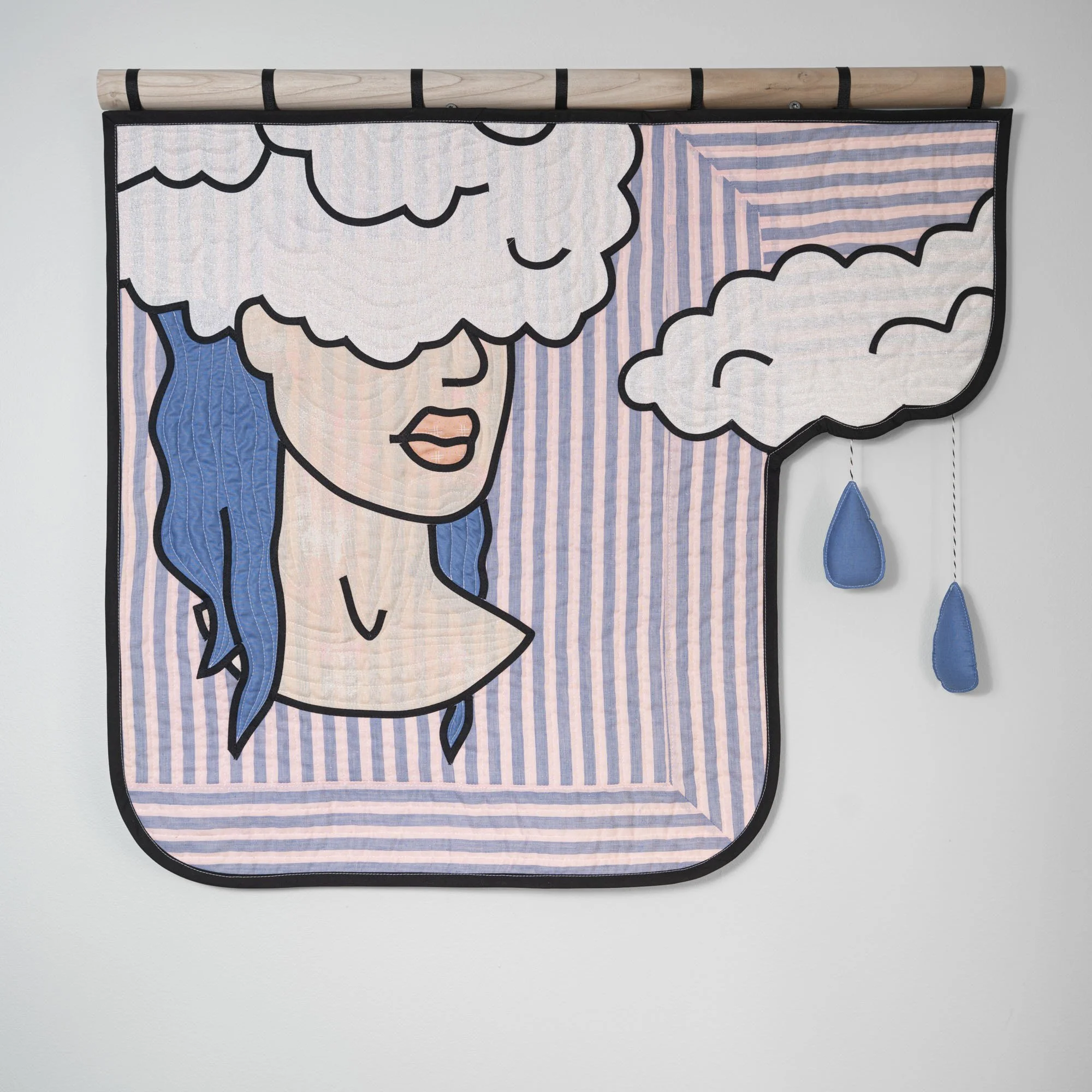  “Head in the Clouds”  2021  26.5” x 29” 