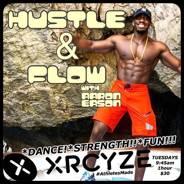 *New Class! #HustleAndFlow with Aaron Eason! Tuesdays at 9:45am! 60 minutes of AWESOMENESS! $30!  #ApeStyleFitness #XRCYZE #AthletesMade..................................................................................................................