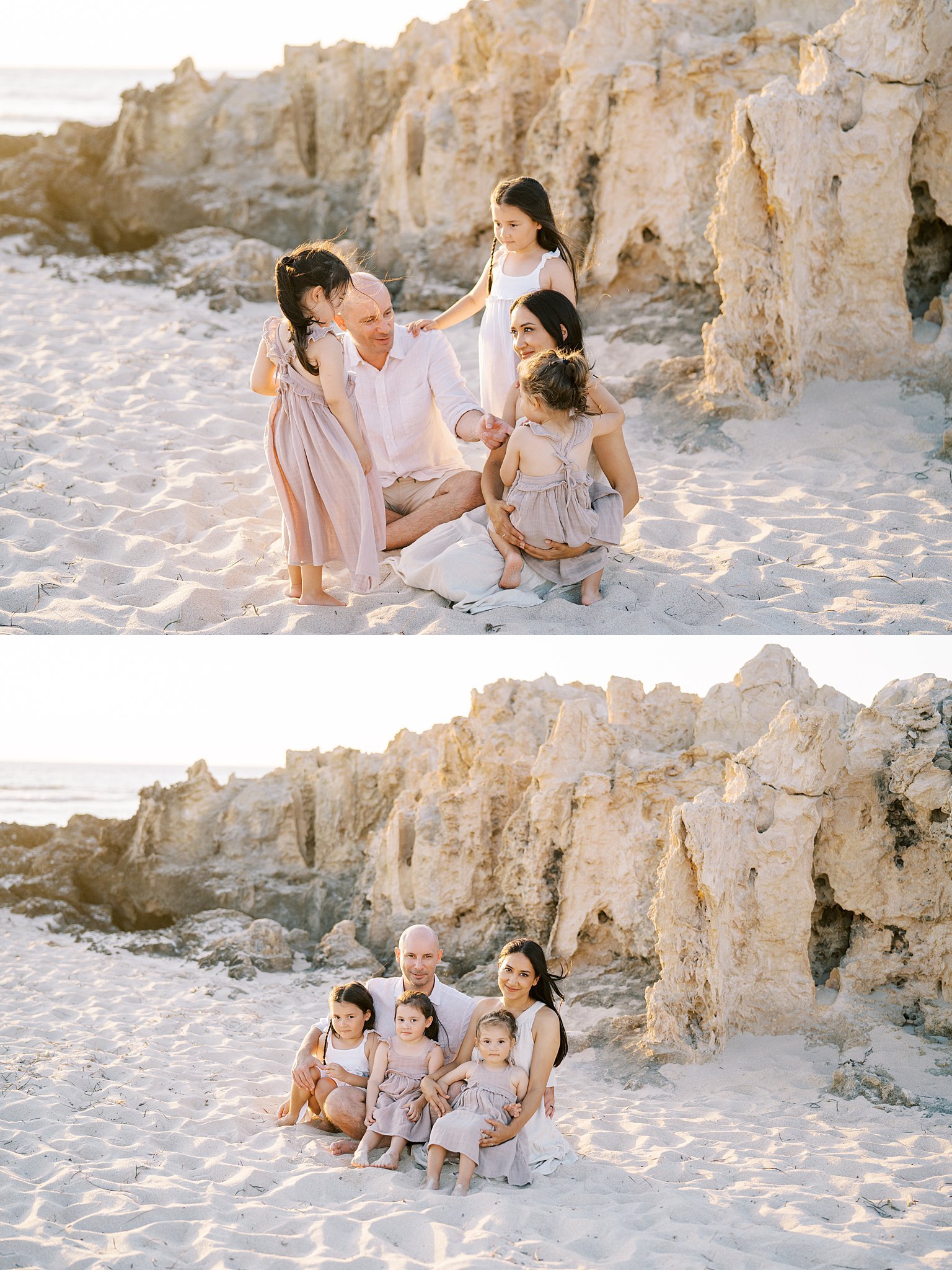 Perth beach family photography