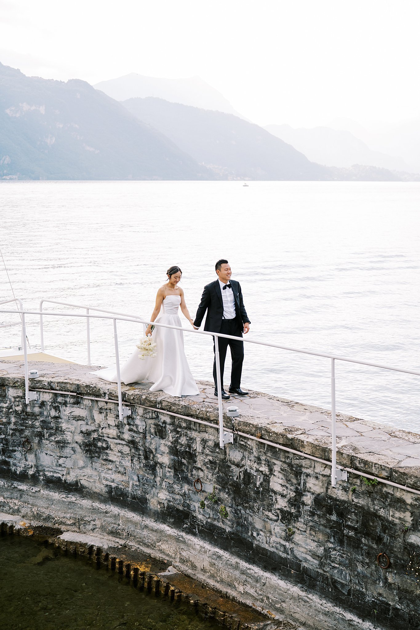 Lake Como wedding reception