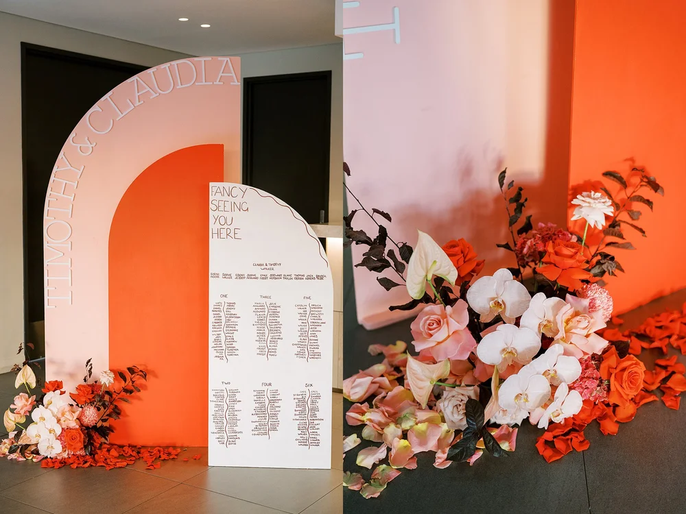 Perth colourful wedding 