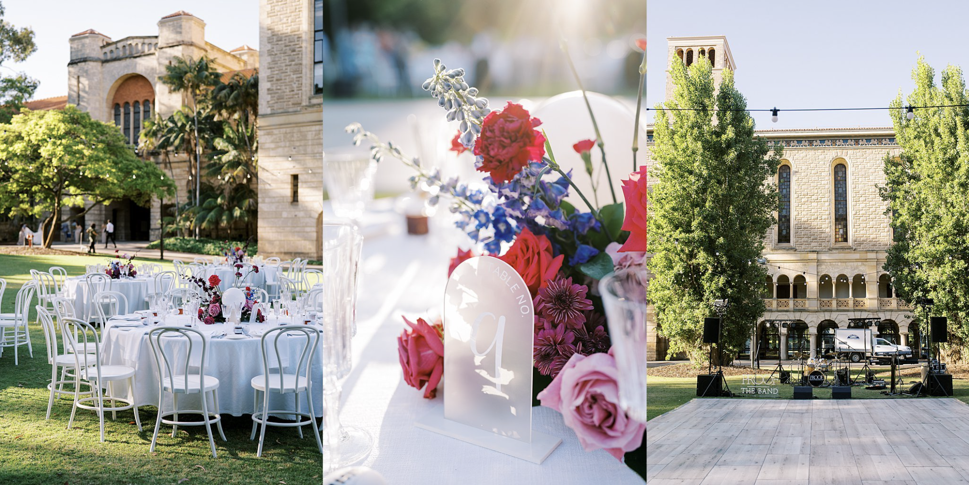 Winthrop Hall, UWA Wedding reception