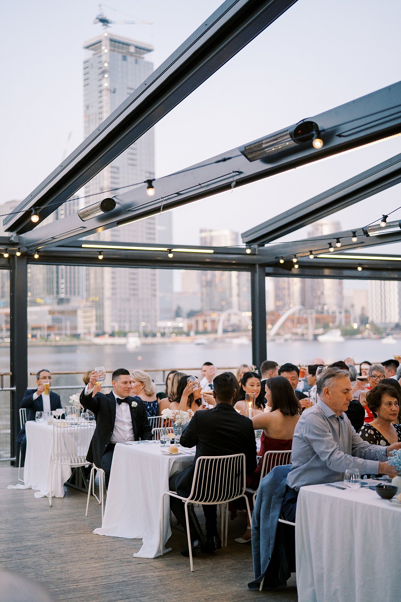 Perth wedding on The Raft