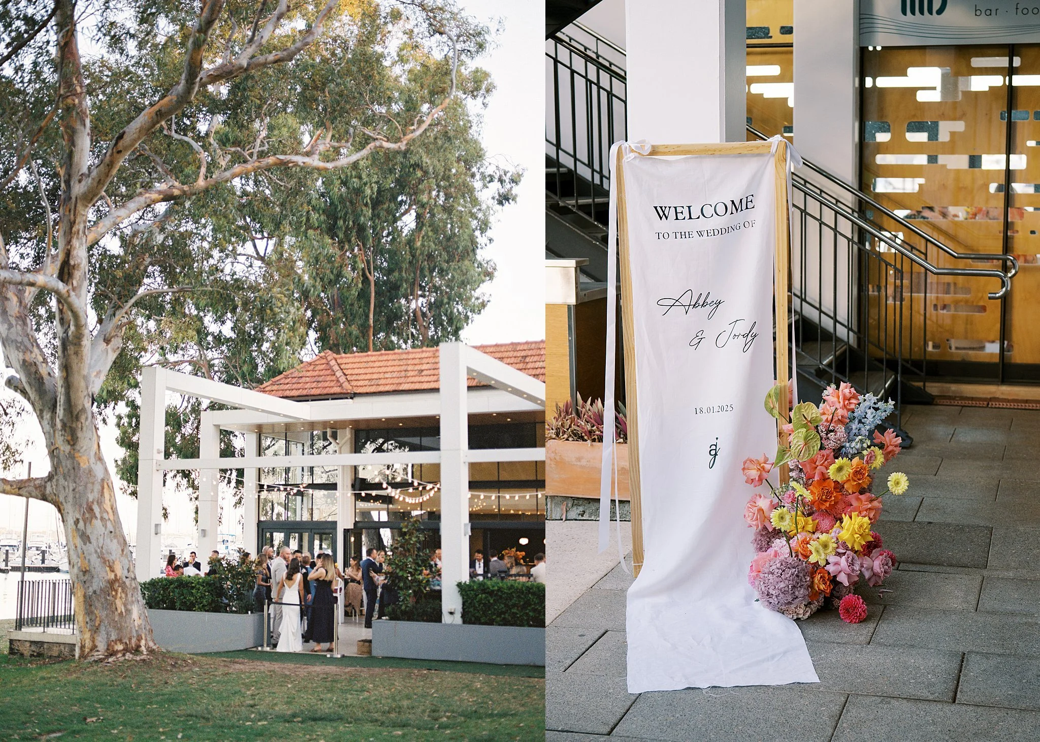 Matilda bay restaurant wedding in Perth