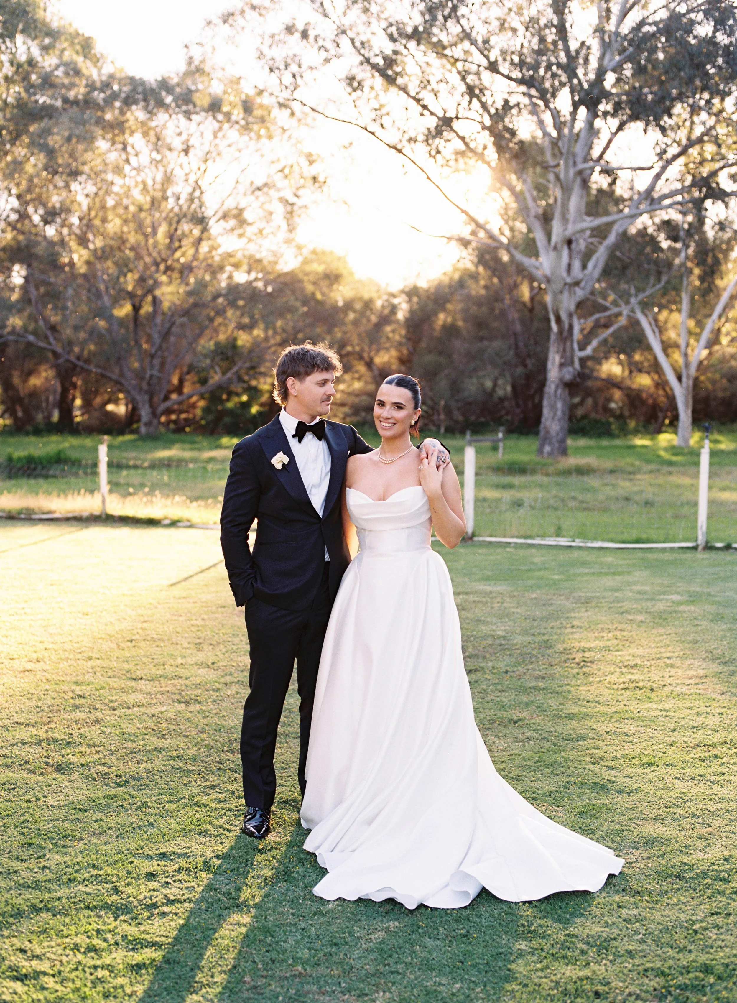 Film wedding photography in the Swan Valley in Perth