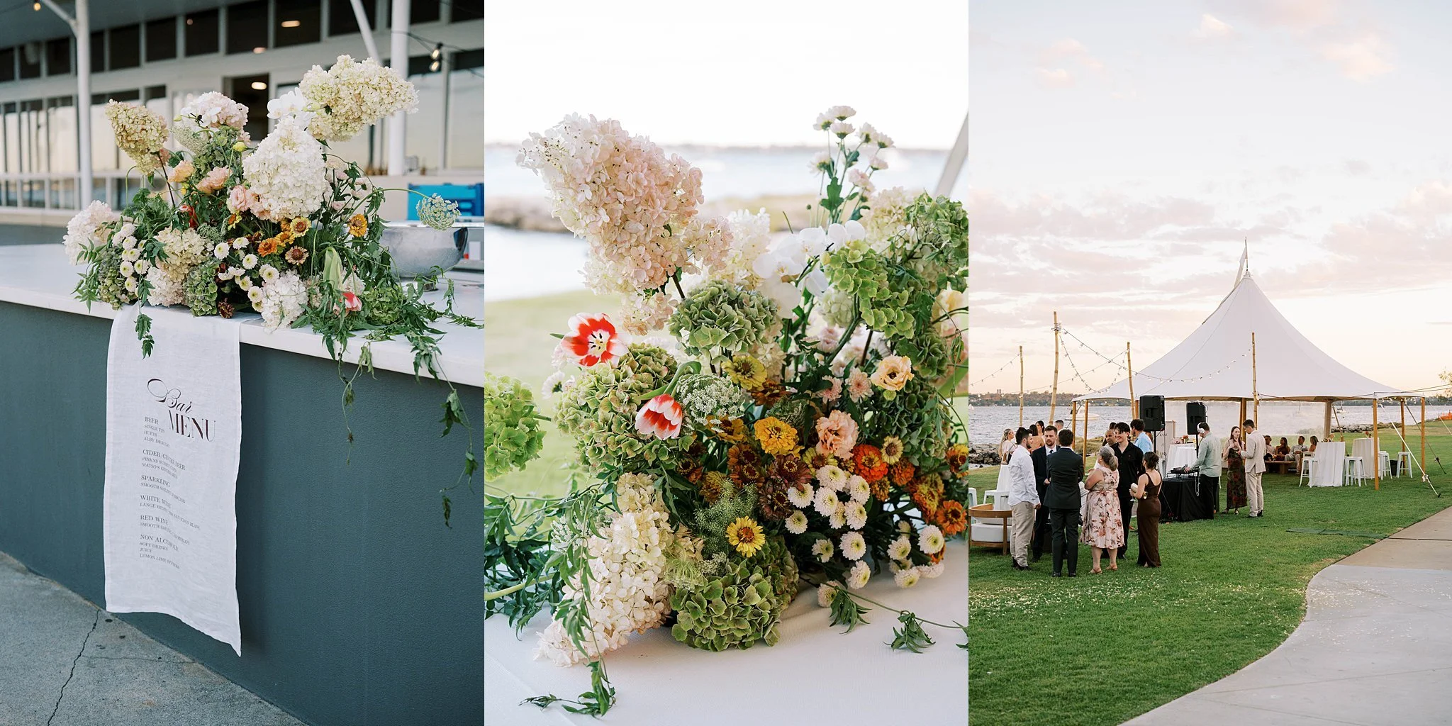 Nedland's yacht club wedding reception