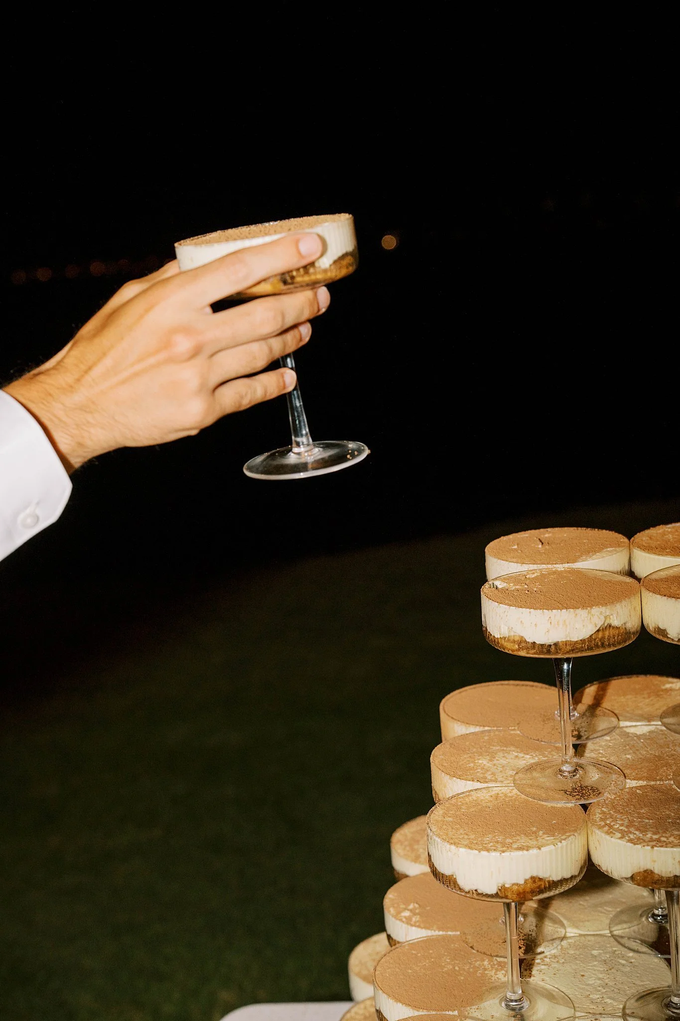 Tiramisu wedding cake in Perth 