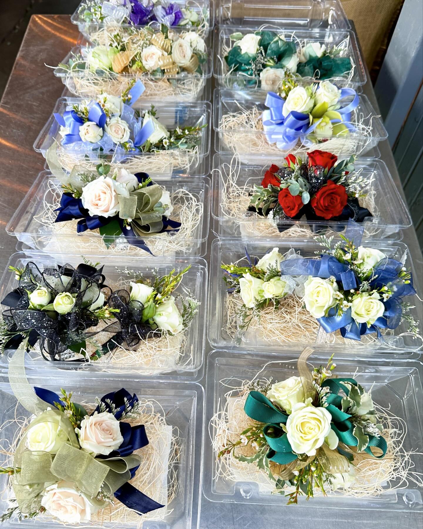 Getting another batch of Prom corsages and bouts - ready for pickup! #busyday