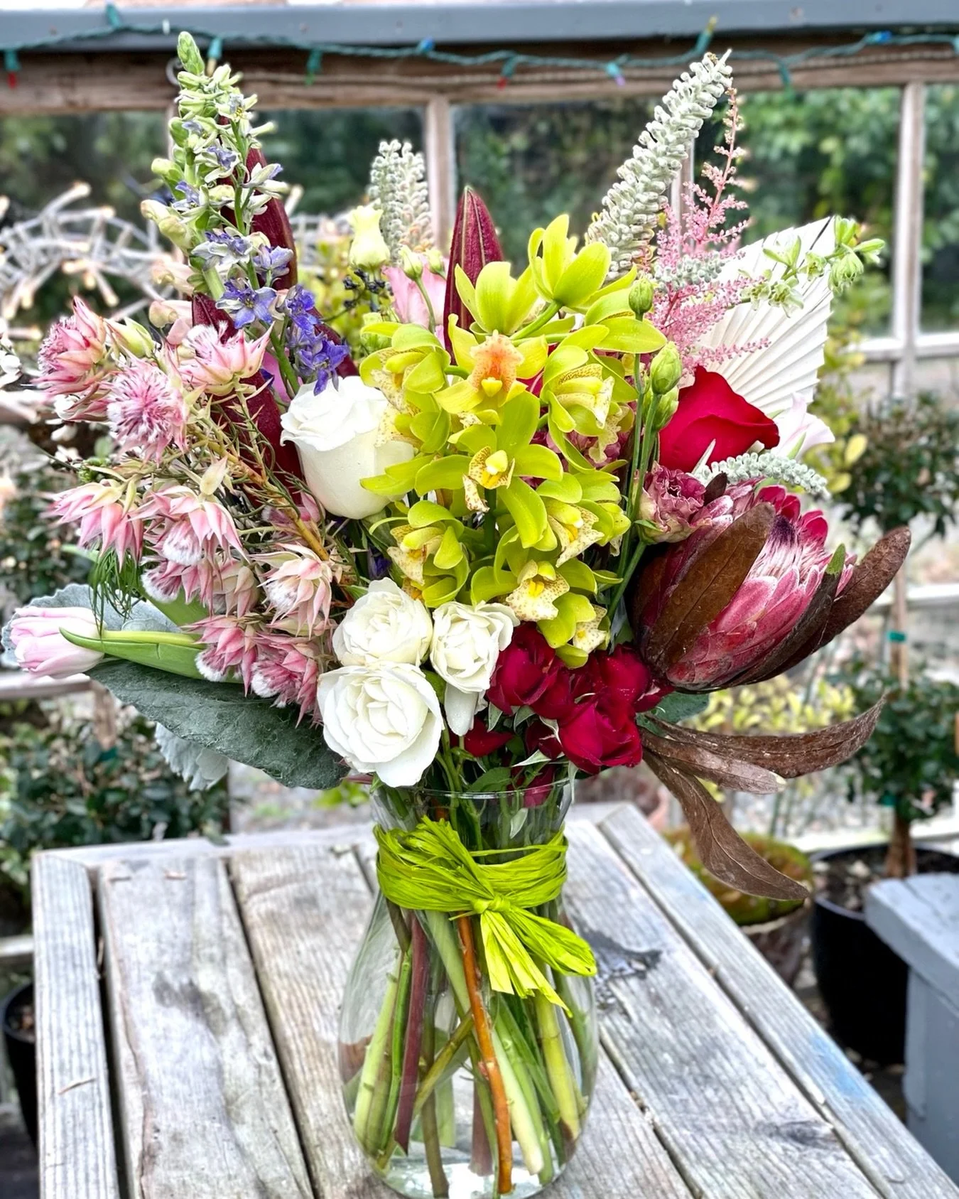 I love January florals! They make me forget how cold and wet it is!