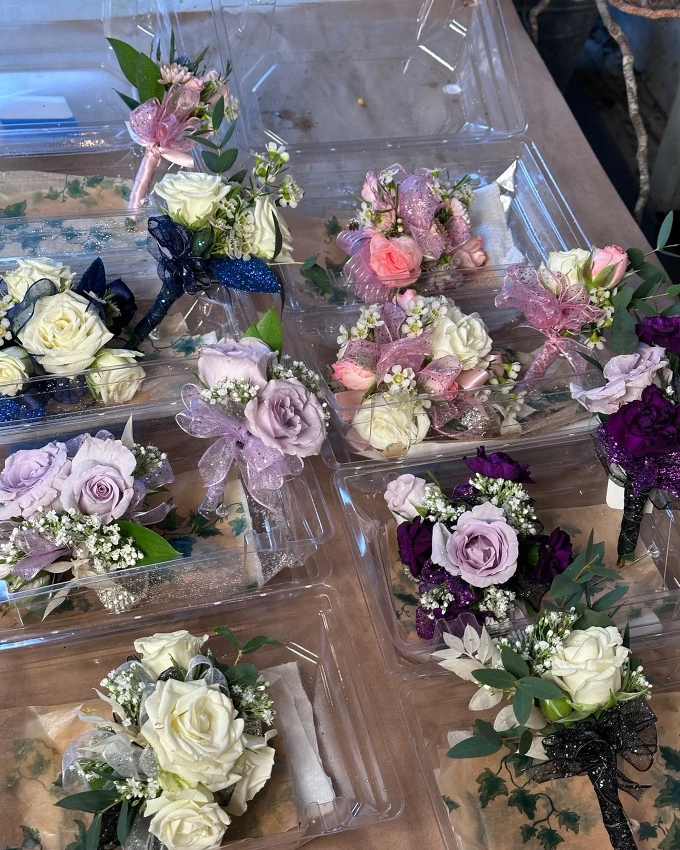 And that&rsquo;s a wrap on the last batch of Winter Ball flowers! Whew! Have fun students! @ilwacoasb Thank you!