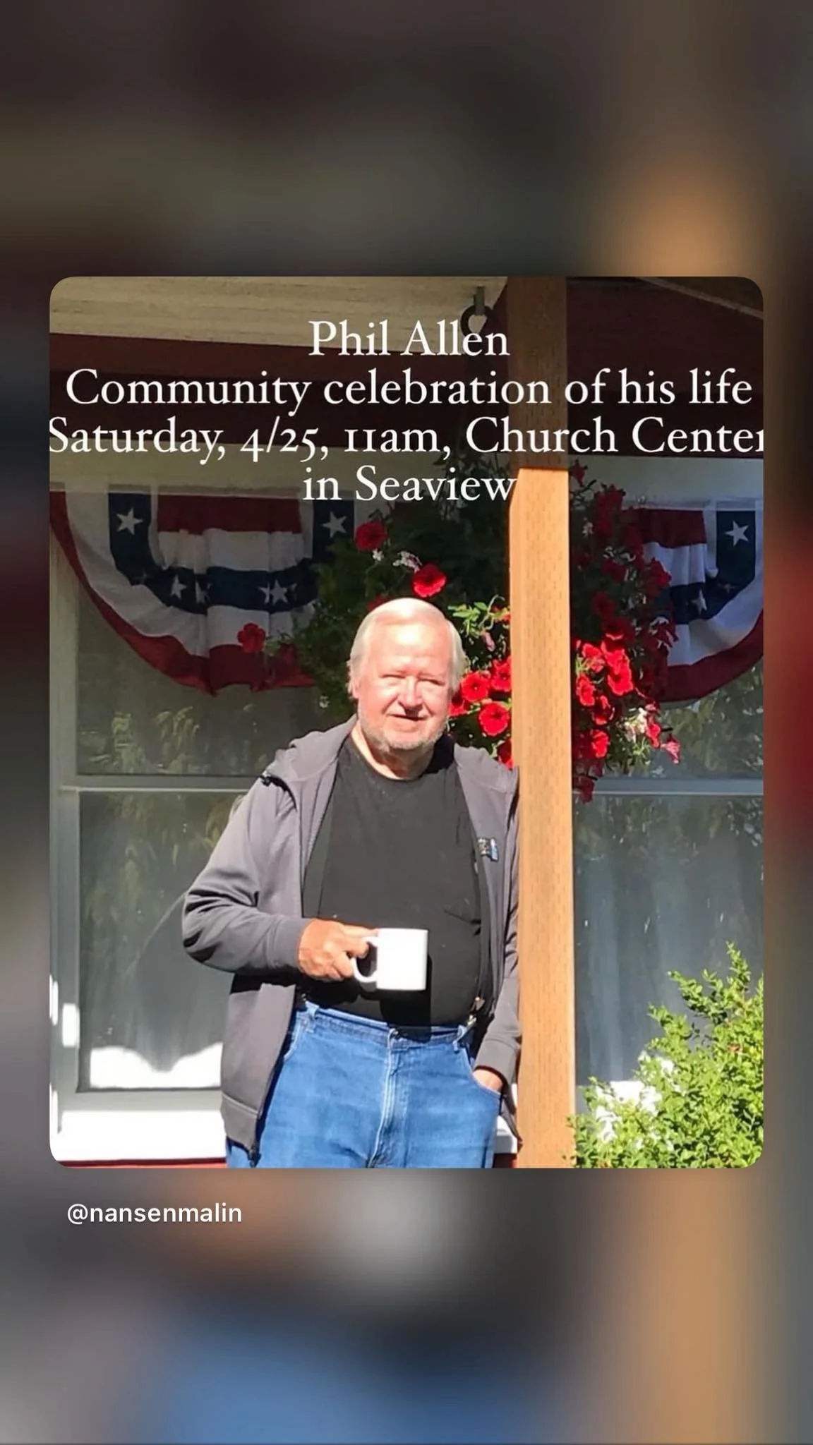 Please join us as we celebrate our dear friend, philanthropist, worker bee, inspirational leader, quiet thoughtful stability on community boards, community historian, old house problem solver, bold defender of the less fortunate and jetty fishing/cra