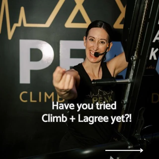 🏔️ Have you tried a Climb + Lagree combo class yet? 👀
Two incredibly efficient machines. One seriously effective, low-impact workout.

🔥 Versaclimber (Climb) = cardio + power
💪 Microformer (Lagree) = strength, control + lots of core

Together?
Mo