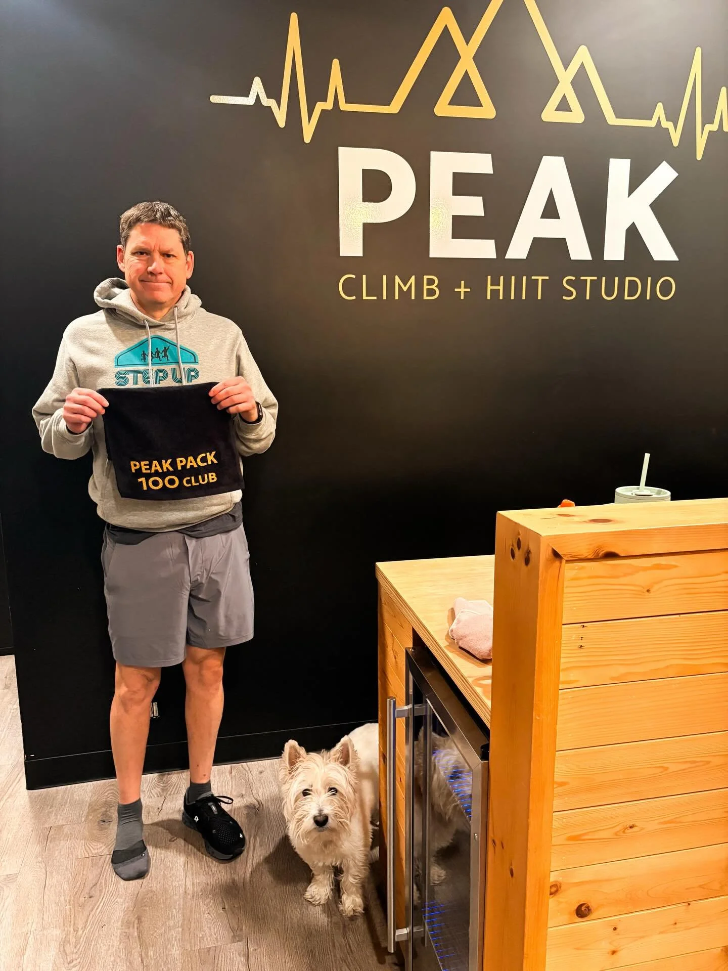 🏔️100 CLUB CATCH UP!! 🔥 

Our towels are finally back in stock so we have some catching up to do. Congrats to these Friday climb + coffee regulars: Brett, Mel &amp; Dani! 👏 

Don&rsquo;t let Brett&rsquo;s quiet nature fool you, after completing ov