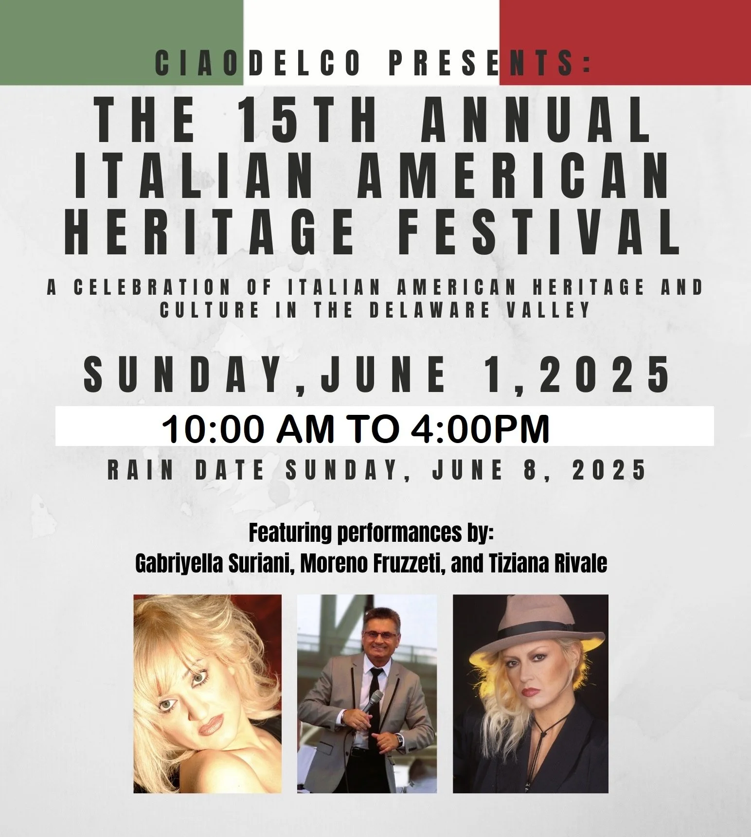 15th Annual Italian American Heritage Festival - Ciao Delco