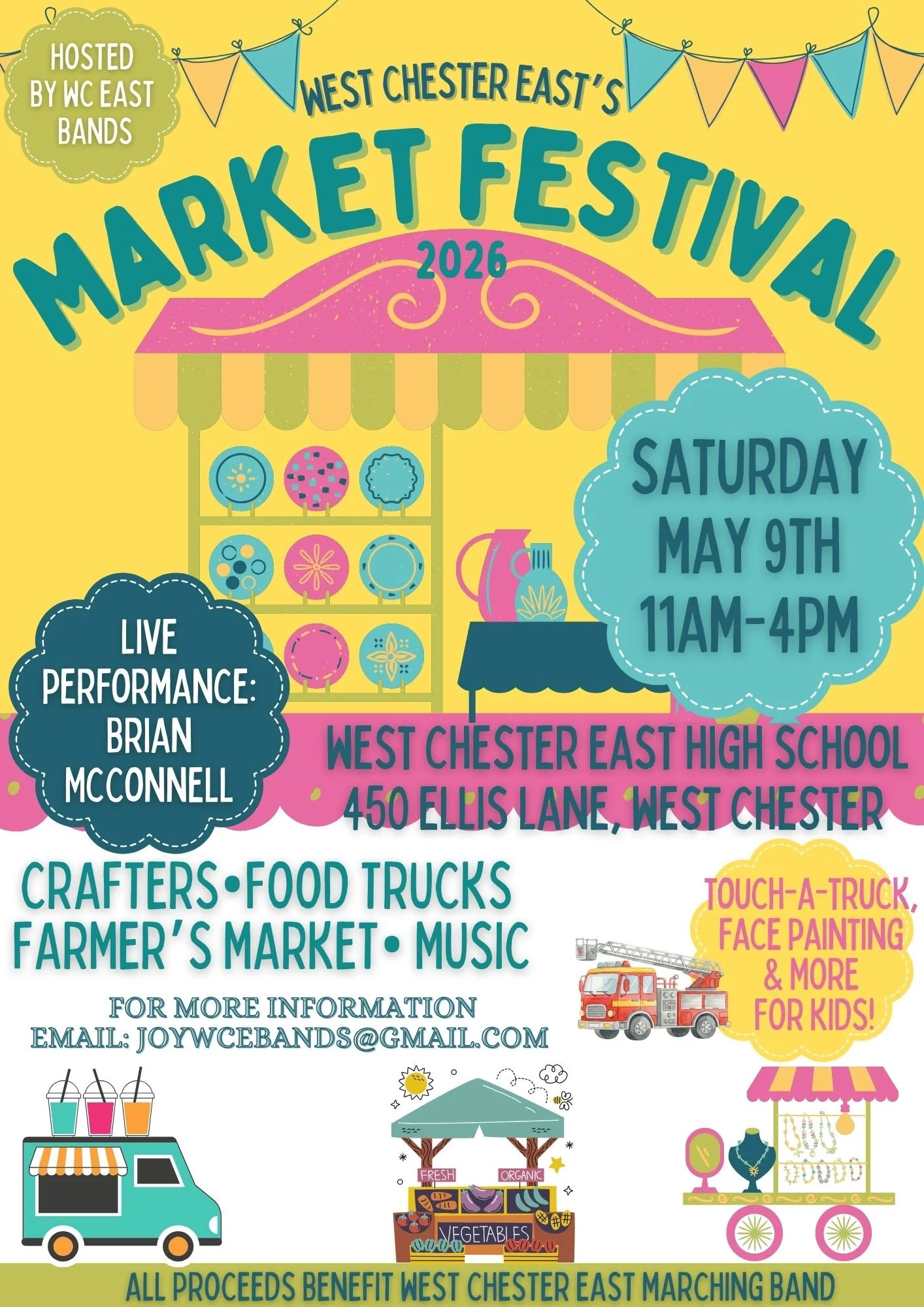 2nd Annual Market Festival hosted by WC East Bands