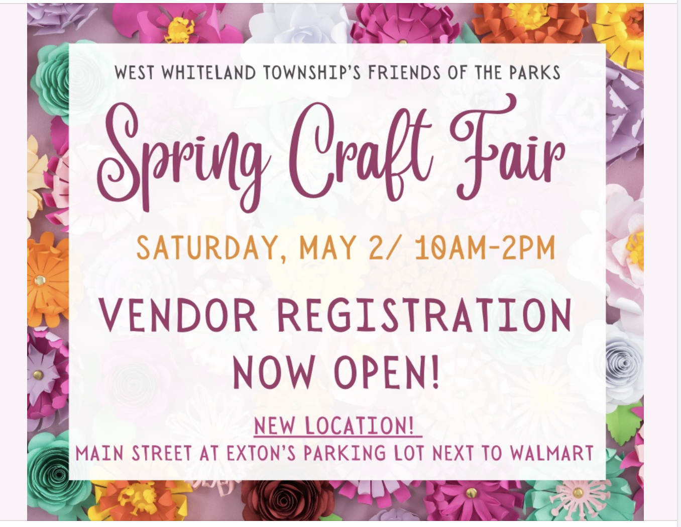 WWT Spring Craft Fair - Exton, PA
