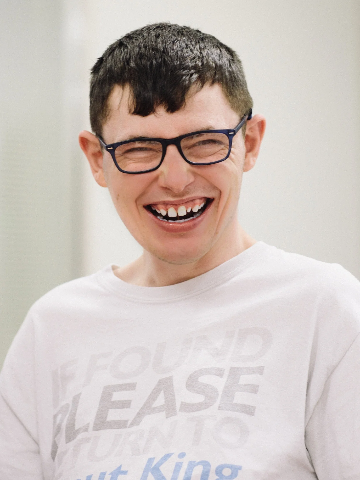 Man with a big smile