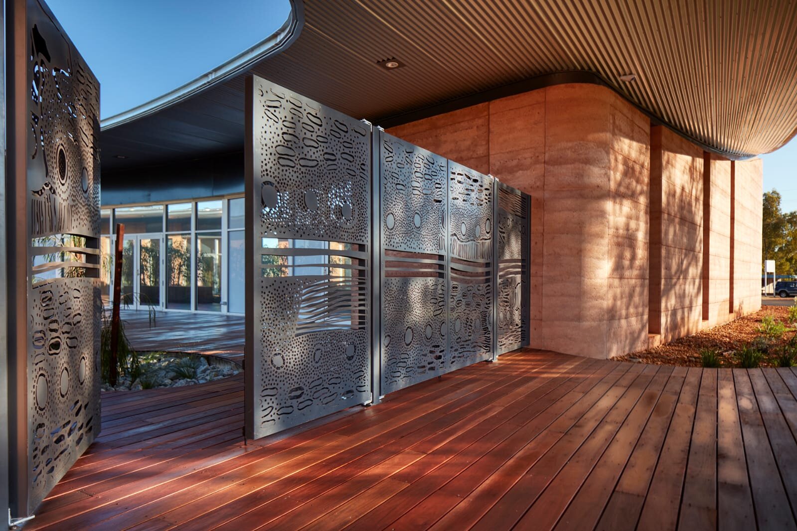 Main entry to central void