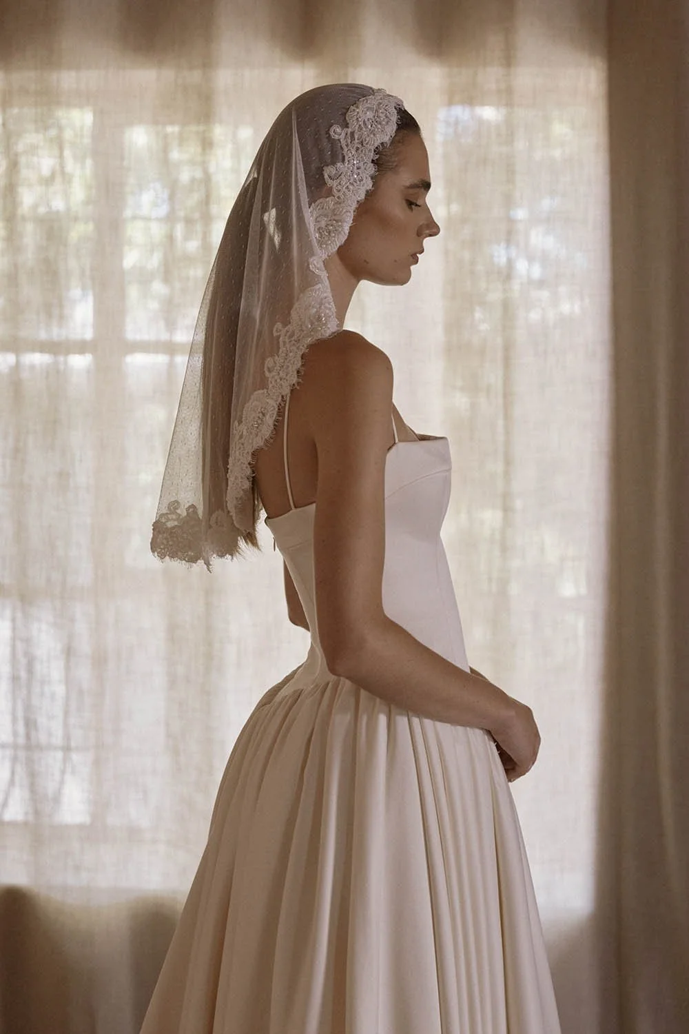Anais by Vagabond Bridal, Available exclusively at The Art of Bridal boutique in Brisbane, Queensland. Perfect for brides searching for a satin wedding dress that feels understated yet refined, Anaïs is ideal for those drawn to modern minimalist brid