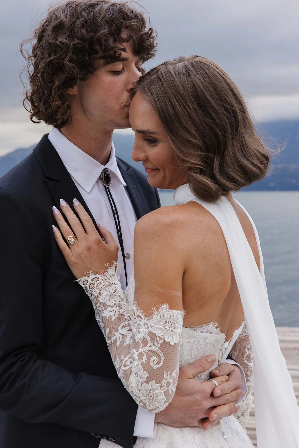 Emma is our muse in Dahlia Chantilly Lace by Alena Leena