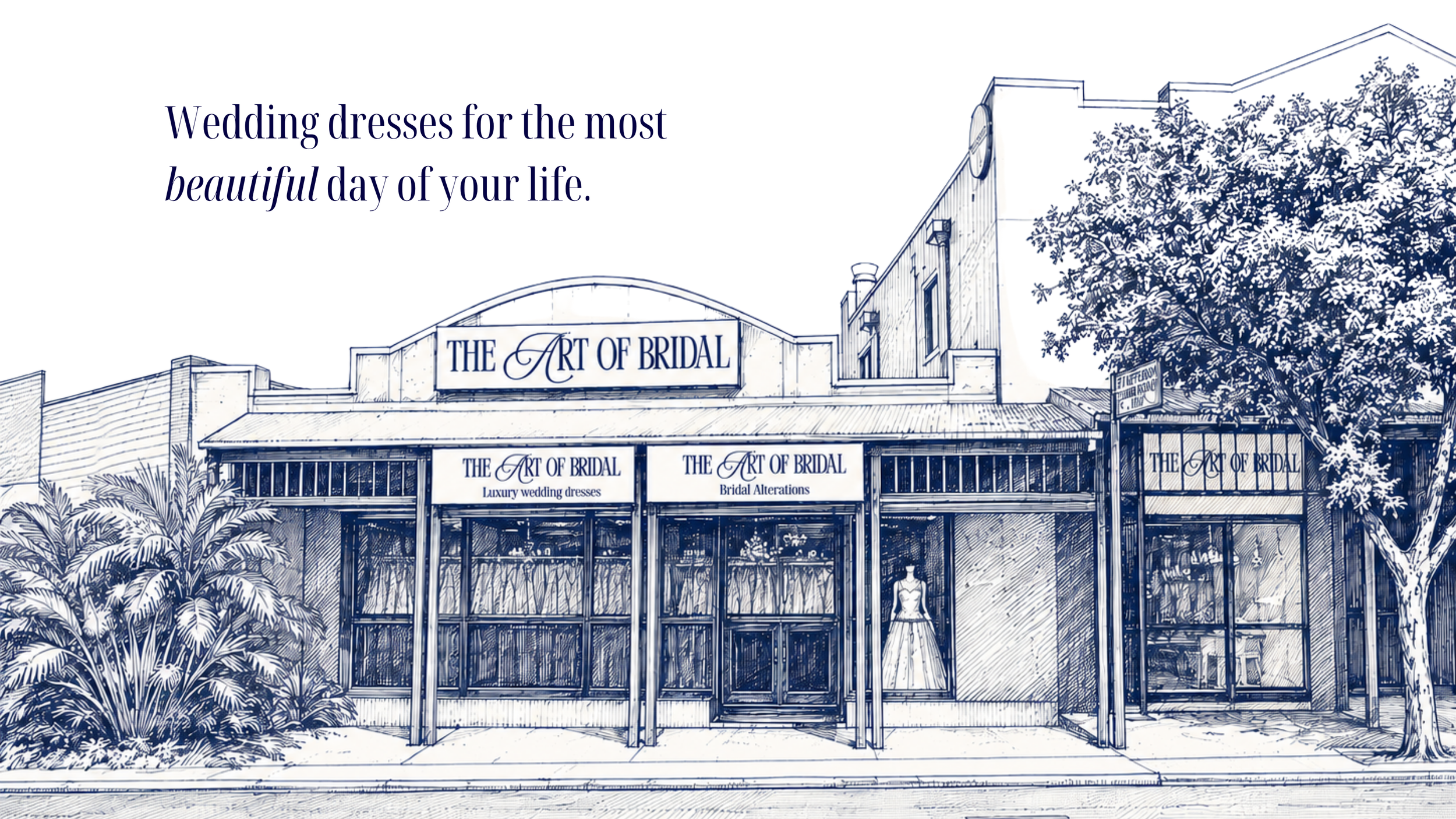 The Art of Bridal, located in Wilston Village - Brisbane