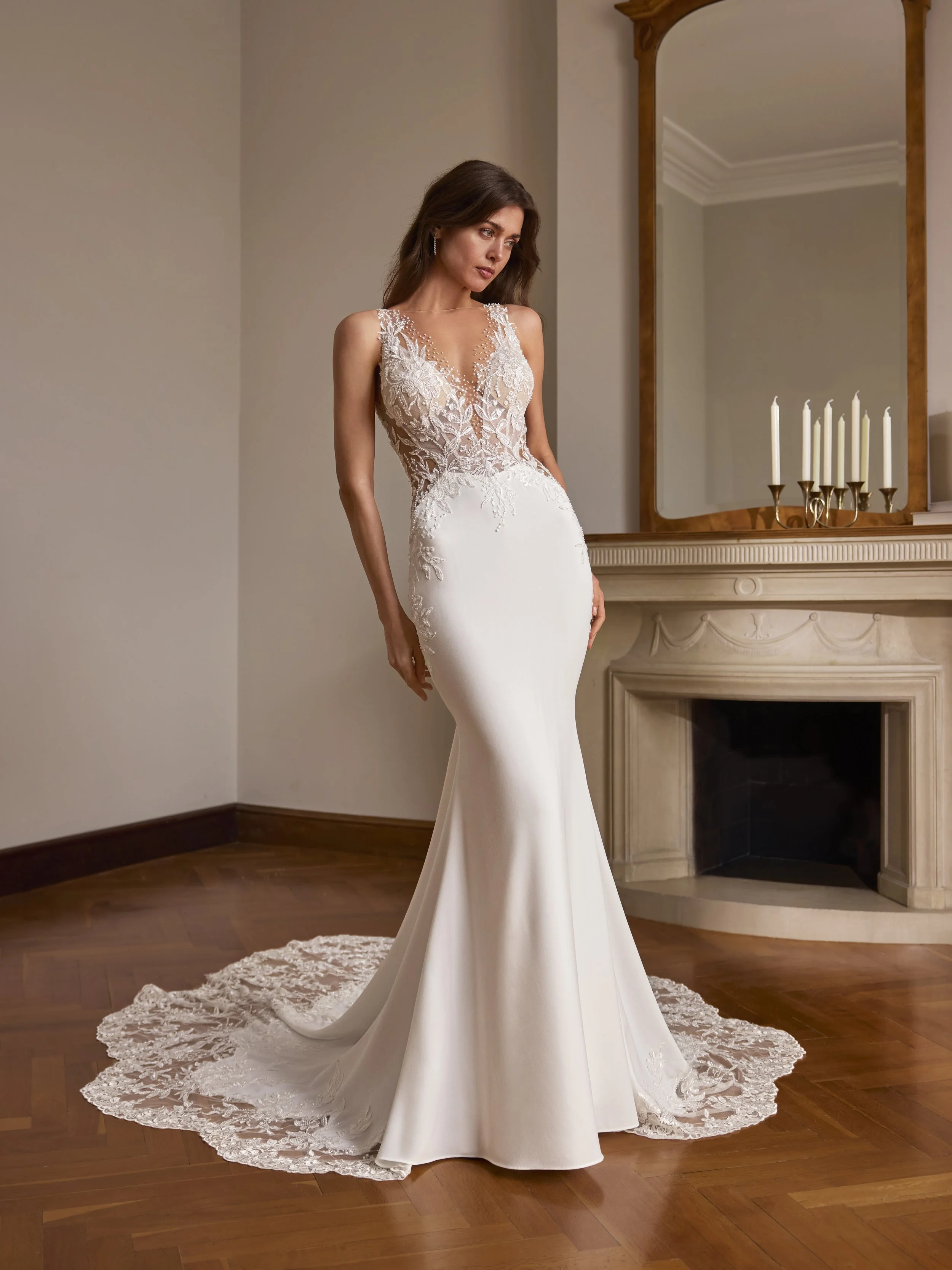 Urha by House of St Patrick, available at The Art of Bridal exclusively in Queensland. Your bridal destination.

