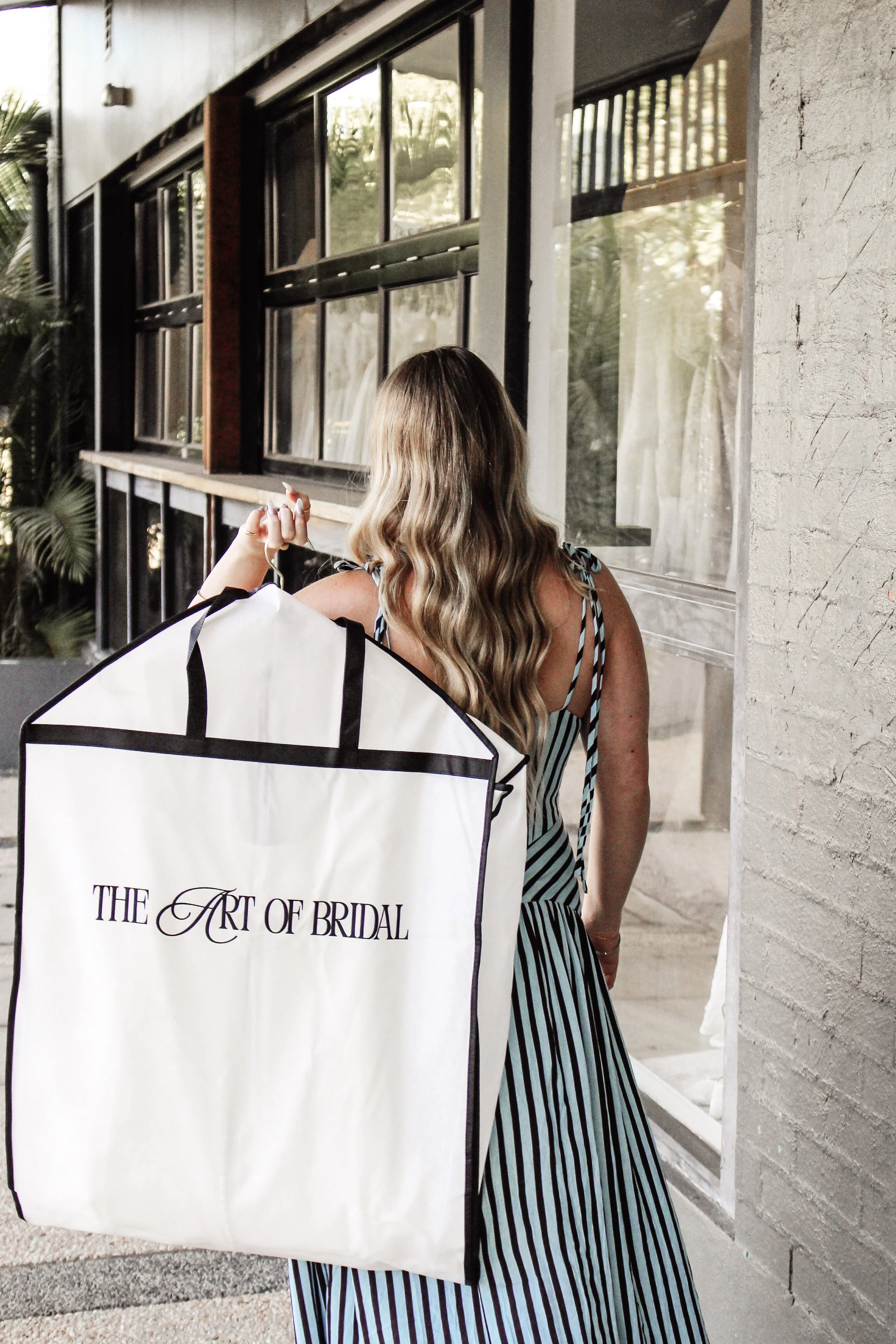 Inside bridal boutique The Art of Bridal, located at Wilston Brisbane, Queensland.